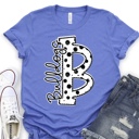  Custom Mascot Polka Dot Spirit Tee – 30+ School Options