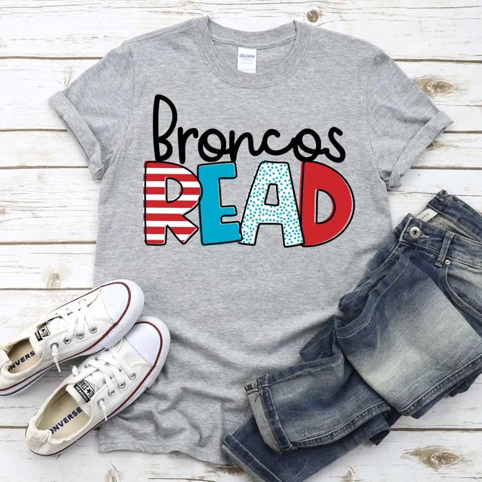 Custom Mascot READ Tee – School Spirit Shirt