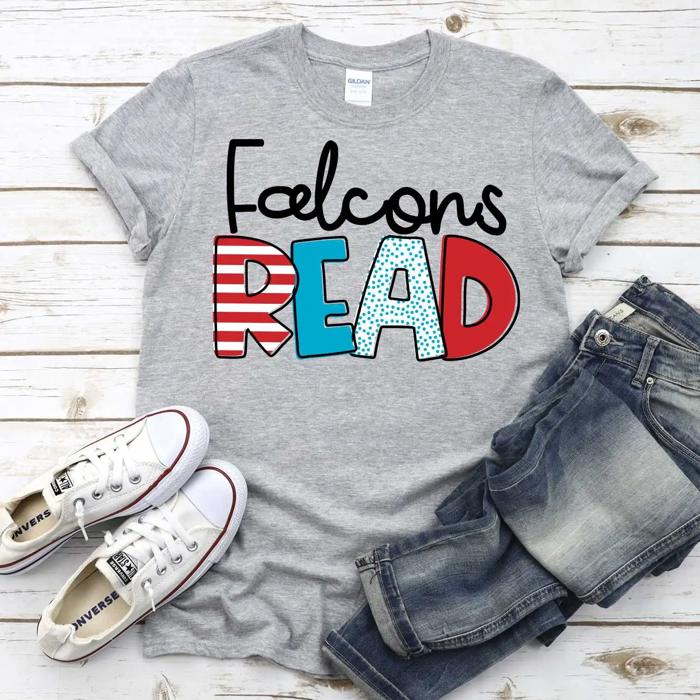 Custom Mascot READ Tee – School Spirit Shirt