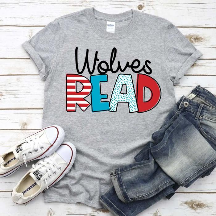 Custom Mascot READ Tee – School Spirit Shirt