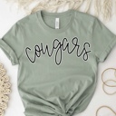  Custom Mascot Script Tee – 30+ Mascots