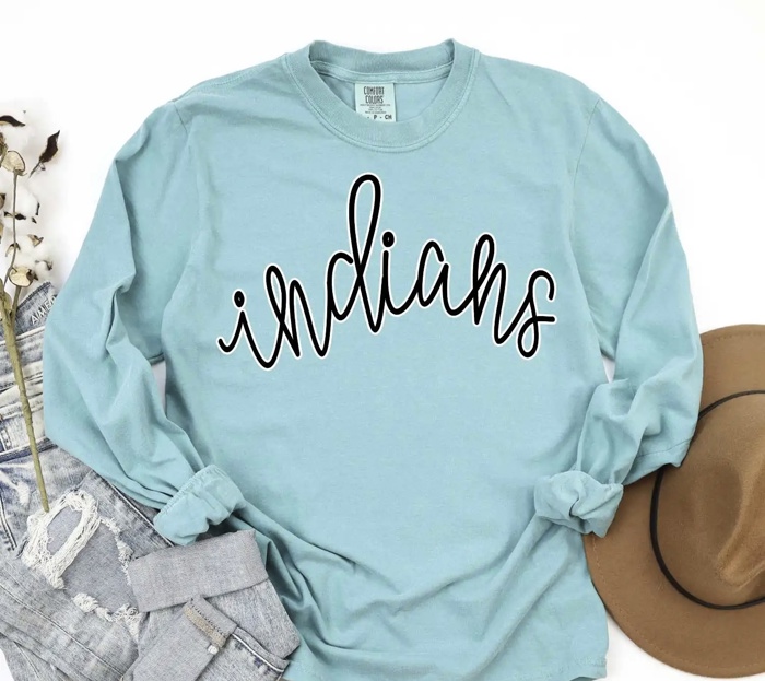 Custom Mascot Script Tee – 30+ Mascots