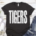 Bold Mascot Block Letter Tee - 30 Mascots Available 