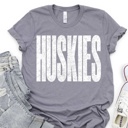  Bold Mascot Block Letter Tee - 30 Mascots Available 