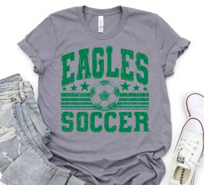 Men’s Mascot Soccer Tee – 30+ Mascots Available