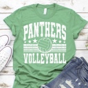  Custom Mascot Volleyball Tee – 30+ Mascots, 50+ Shirt Colors & Custom Ink