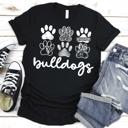 Custom Mascot Paw Print Tee | 10+ Mascots Available | School Spirit Shirt