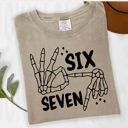  Skeleton Hand "Six Seven" Tee - Comfort Colors Tee 