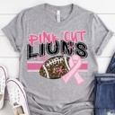  Pink Out Game Day Mascot Tee – Breast Cancer Awareness