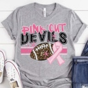  Pink Out Game Day Mascot Tee – Breast Cancer Awareness