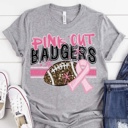  Pink Out Game Day Mascot Tee – Breast Cancer Awareness