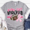  Pink Out Game Day Mascot Tee – Breast Cancer Awareness