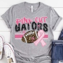  Pink Out Game Day Mascot Tee – Breast Cancer Awareness