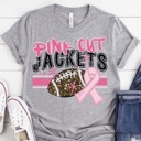  Pink Out Game Day Mascot Tee – Breast Cancer Awareness