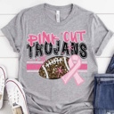  Pink Out Game Day Mascot Tee – Breast Cancer Awareness