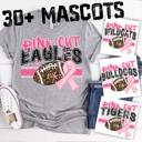  Pink Out Game Day Mascot Tee – Breast Cancer Awareness