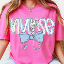  Bloom & Bow Nurse Tee – Comfort Colors | 30+ Colors