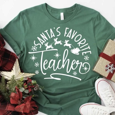 Santa’s Favorite Teacher Tee