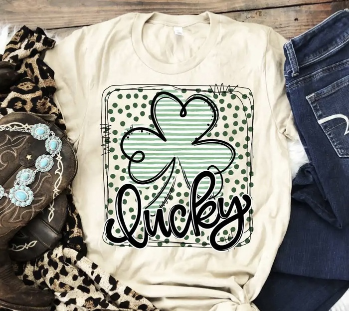Lucky & Lovely Shamrock Tee
