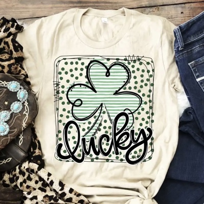 Lucky & Lovely Shamrock Tee