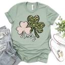  Faux Leopard Lucky Clover Shirt | St. Patrick’s Day Graphic Tee