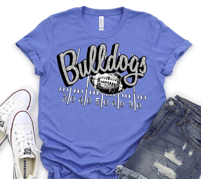 School Spirit Mascot Tee - 30 Mascot Options Available