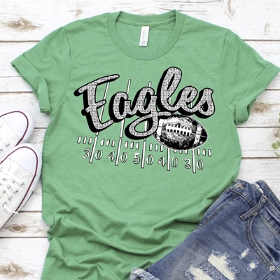 School Spirit Mascot Tee - 30 Mascot Options Available
