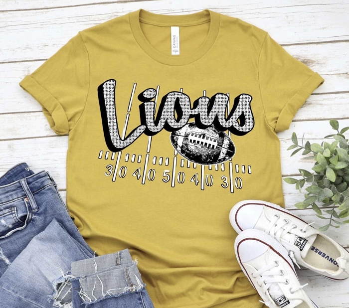 School Spirit Mascot Tee - 30 Mascot Options Available