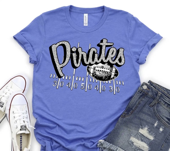 School Spirit Mascot Tee - 30 Mascot Options Available