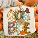  Gobble Graphic Tee – Fall Checkered & Leopard Thanksgiving Shirt