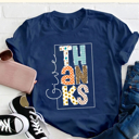  Give Thanks Patchwork Tee