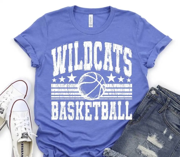 Vintage Mascot Basketball Tee