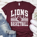  Vintage Mascot Basketball Tee