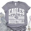  Vintage Mascot Basketball Tee