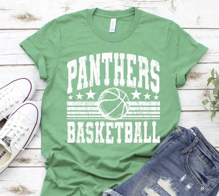 Vintage Mascot Basketball Tee
