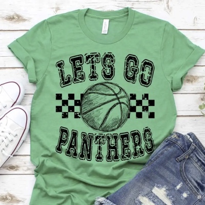 Let’s Go Basketball Tee — Multiple Mascots Available