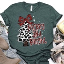  Merry & Bright Christmas Tee Collection – 4 Festive Tree Prints! 