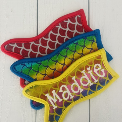 Sparkle Mermaid Popsicle Sleeves – Personalized Popsicle Pals Collection