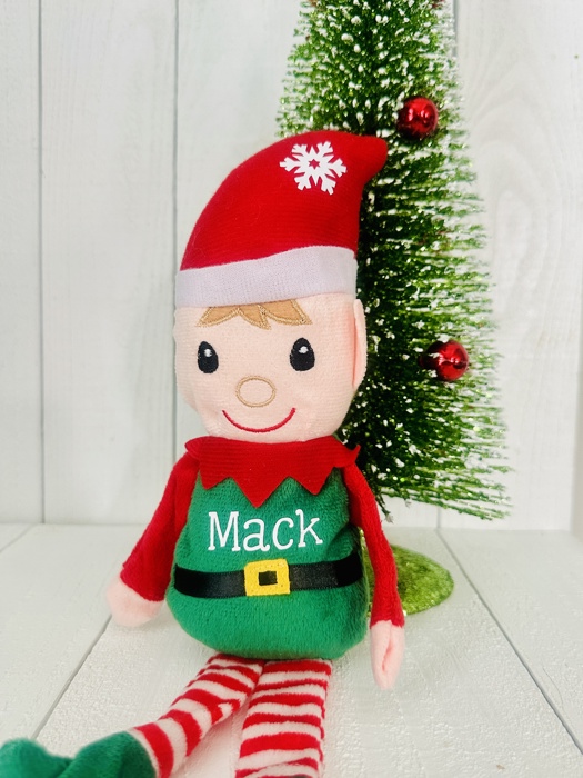 Personalized Plush Shelf Sitting Elf