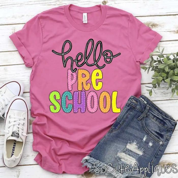 Hello Grade Teacher Tee 