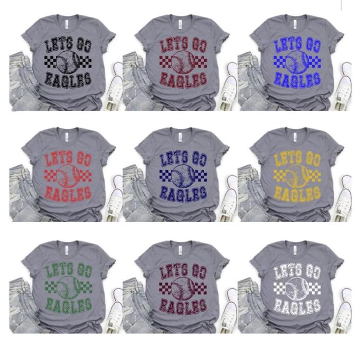 Custom Mascot Softball Tee