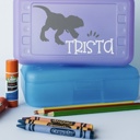  Personalized Pencil Box Dinosaur Theme