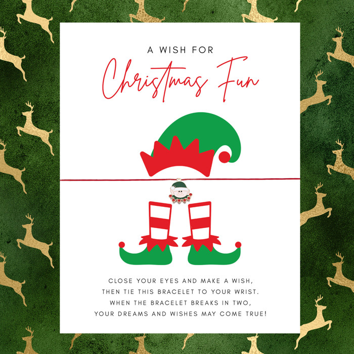 Christmas Wish Bracelets - 18 Styles - STOCKING STUFFERS