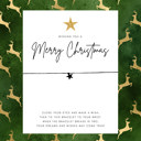Merry Christmas Black Star Christmas Wish Bracelets - 18 Styles - STOCKING STUFFERS