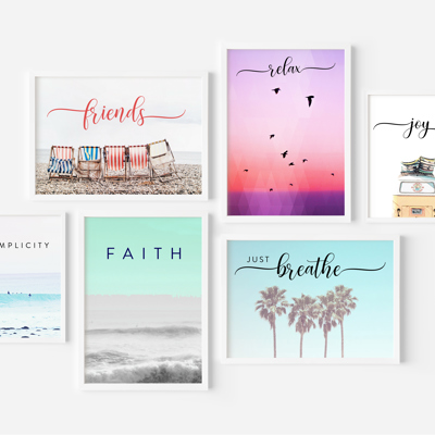 Set of 10 Inspirational Prints - Digital Download