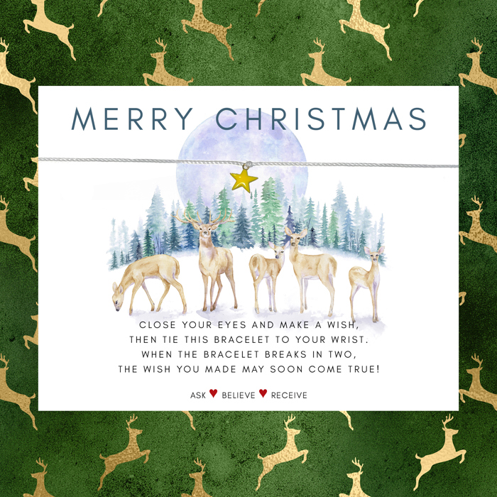 Christmas Wish Bracelets - 18 Styles - STOCKING STUFFERS