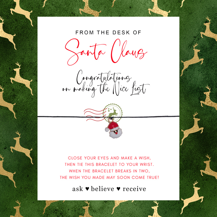 Christmas Wish Bracelets - 18 Styles - STOCKING STUFFERS