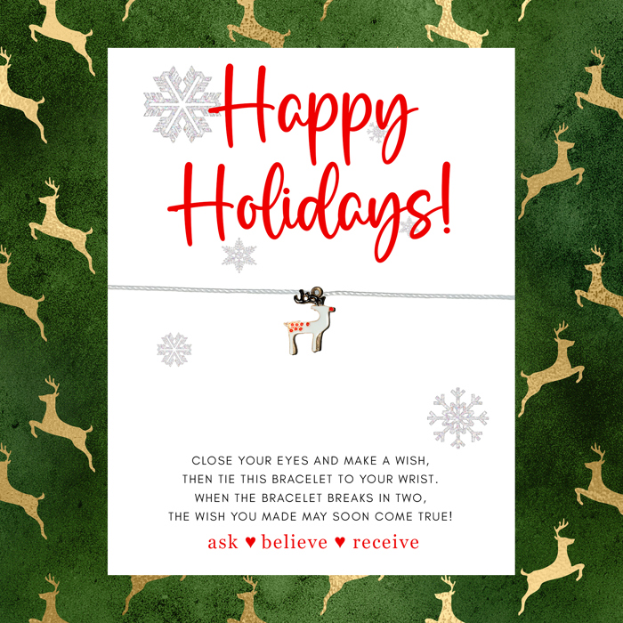 Christmas Wish Bracelets - 18 Styles - STOCKING STUFFERS