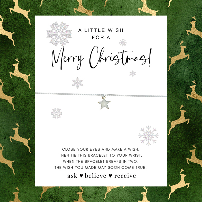 Christmas Wish Bracelets - 18 Styles - STOCKING STUFFERS