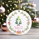  Child's Initial and Name Personalized Christmas Ornament | 2025 Keepsake